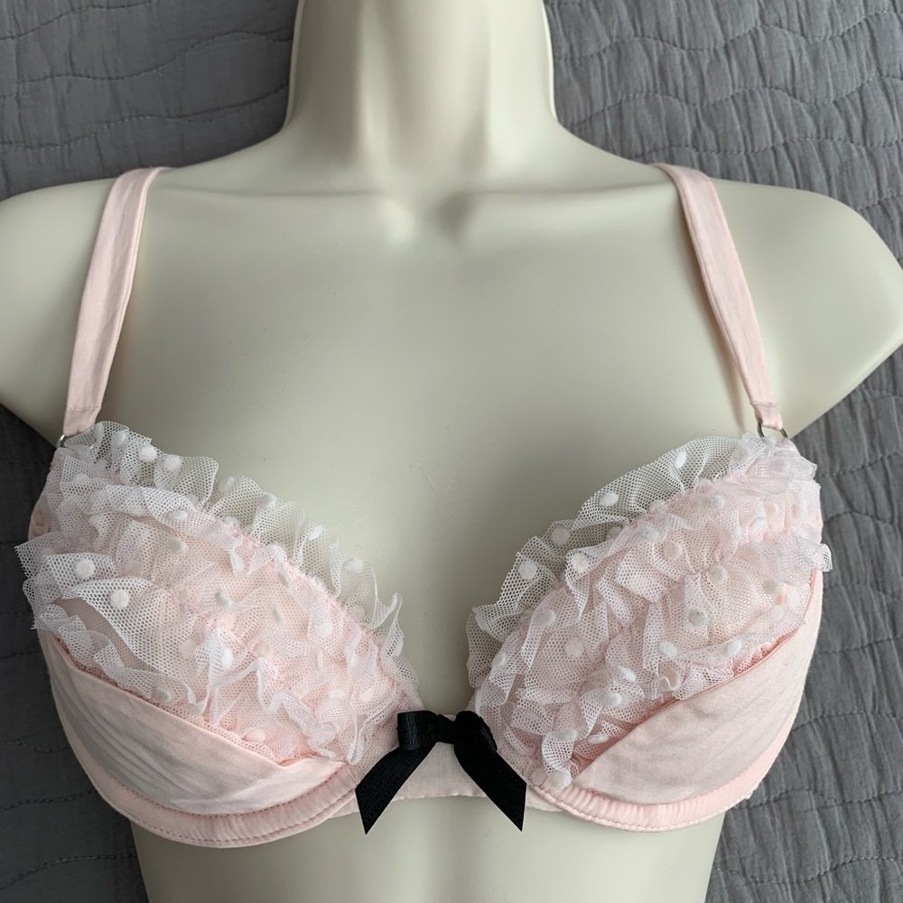 Agent provocateur baby pink bra